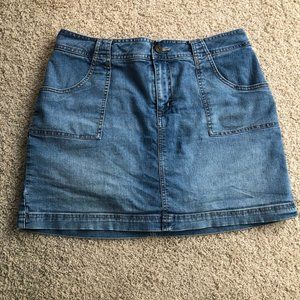 St John's Bay Denim Skort